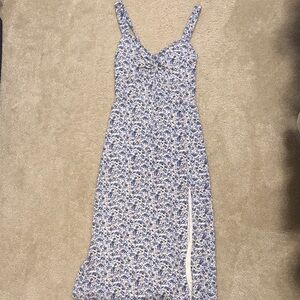 A&F Floral Midi Dress w/Slit
